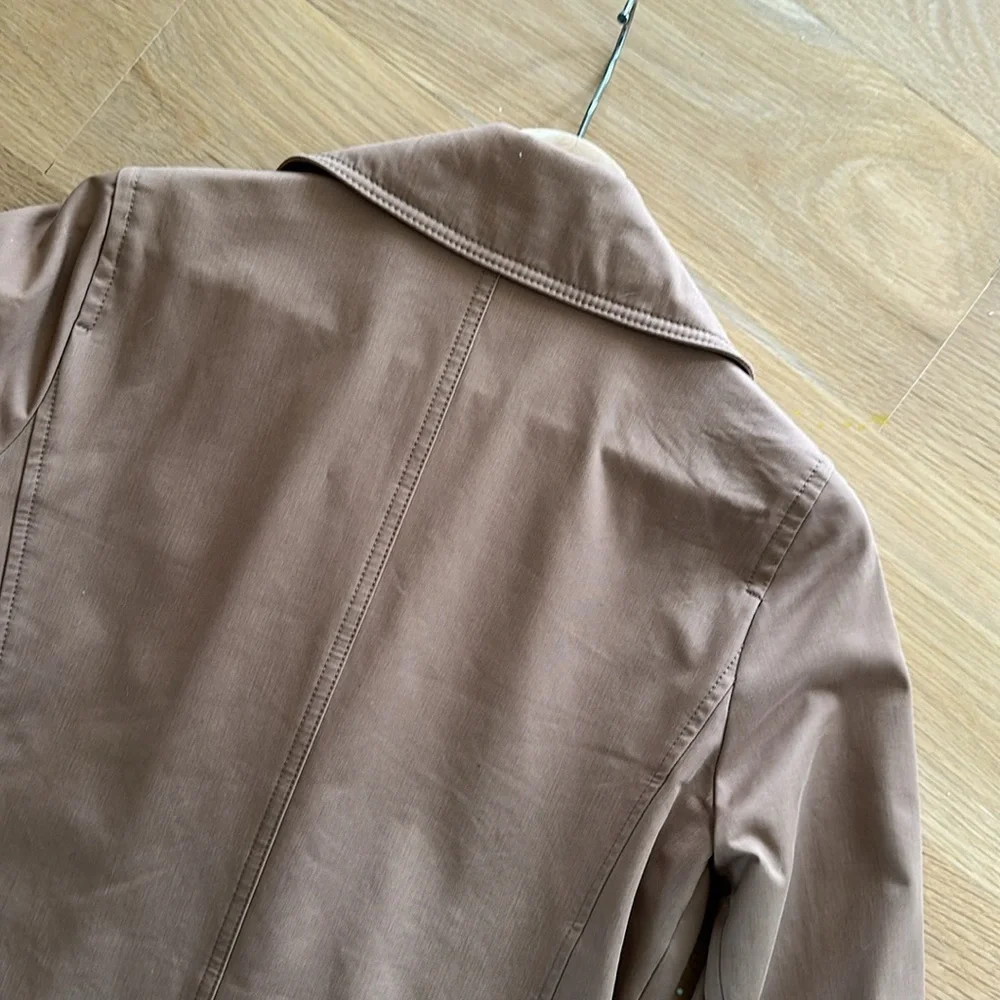 J. Crew Classic Tan Double-Breasted Women's trench Coat - Picture 9 of 11